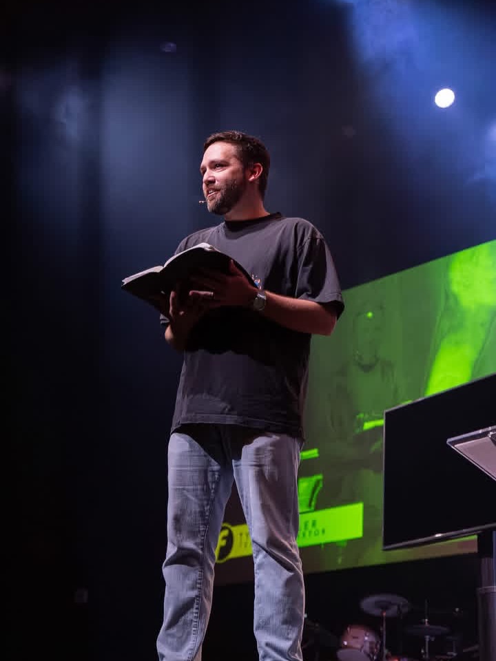 Tyler Feller teaching at Freedom Church